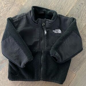 Infant Black North Face Fleece